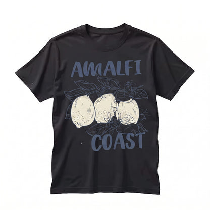 Amalfi Coast Vintage Italian Summer Citrus Graphic Travel Top Unisex TShirt