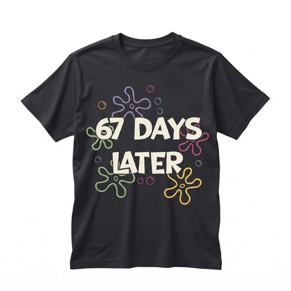 67th Day of School Teacher Graphic Six Seven Student Classroom Celebration Apparel Unisex TShirt