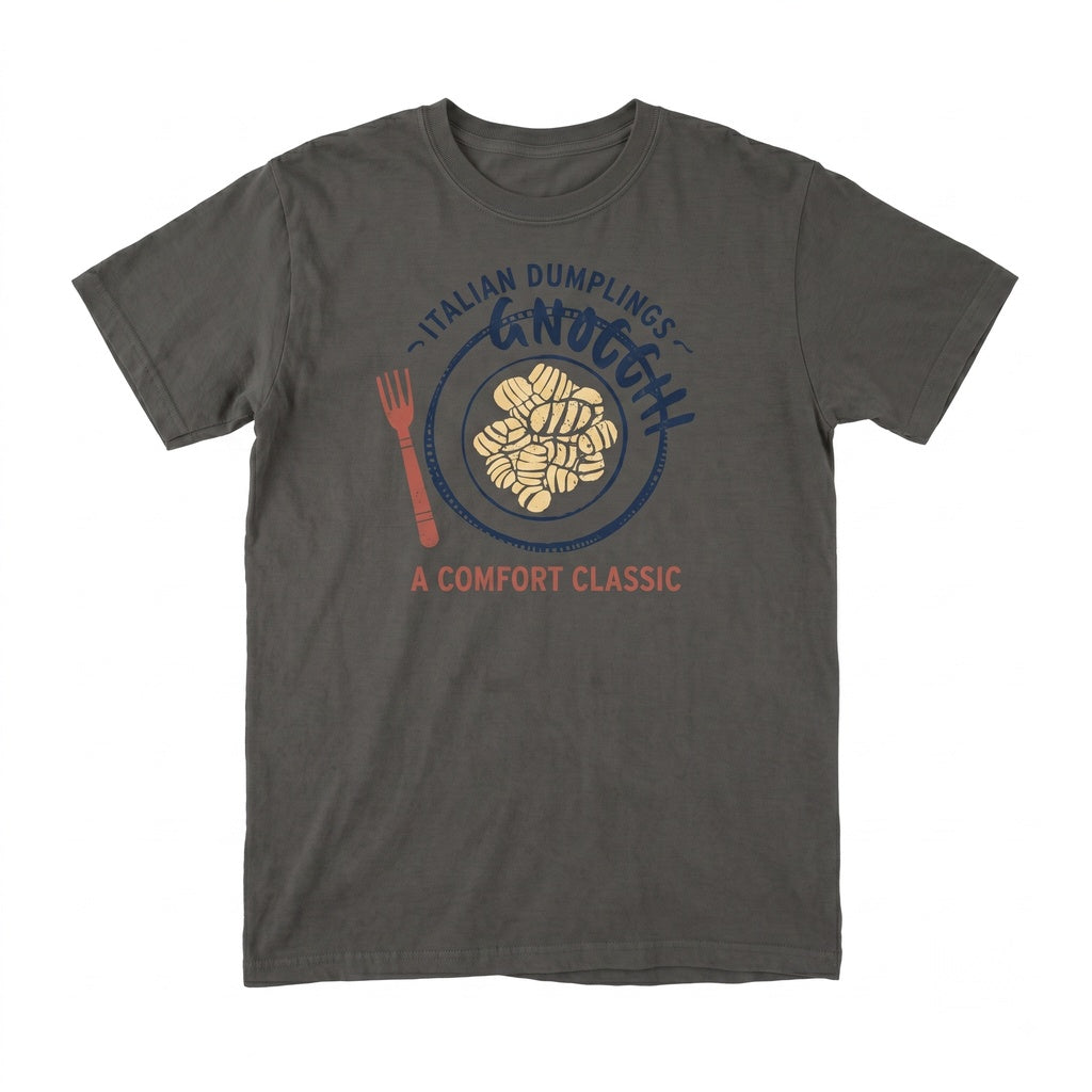 Gnocchi Italian Pasta Graphic Foodie Apparel Unisex TShirt