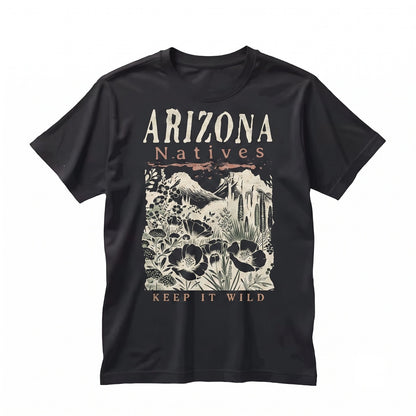 Arizona Wildflower Graphic Desert Hiking Unisex TShirt