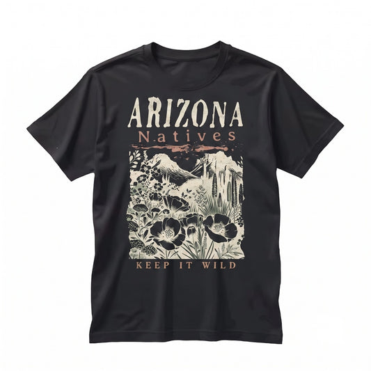 Arizona Wildflower Graphic Desert Hiking Unisex TShirt