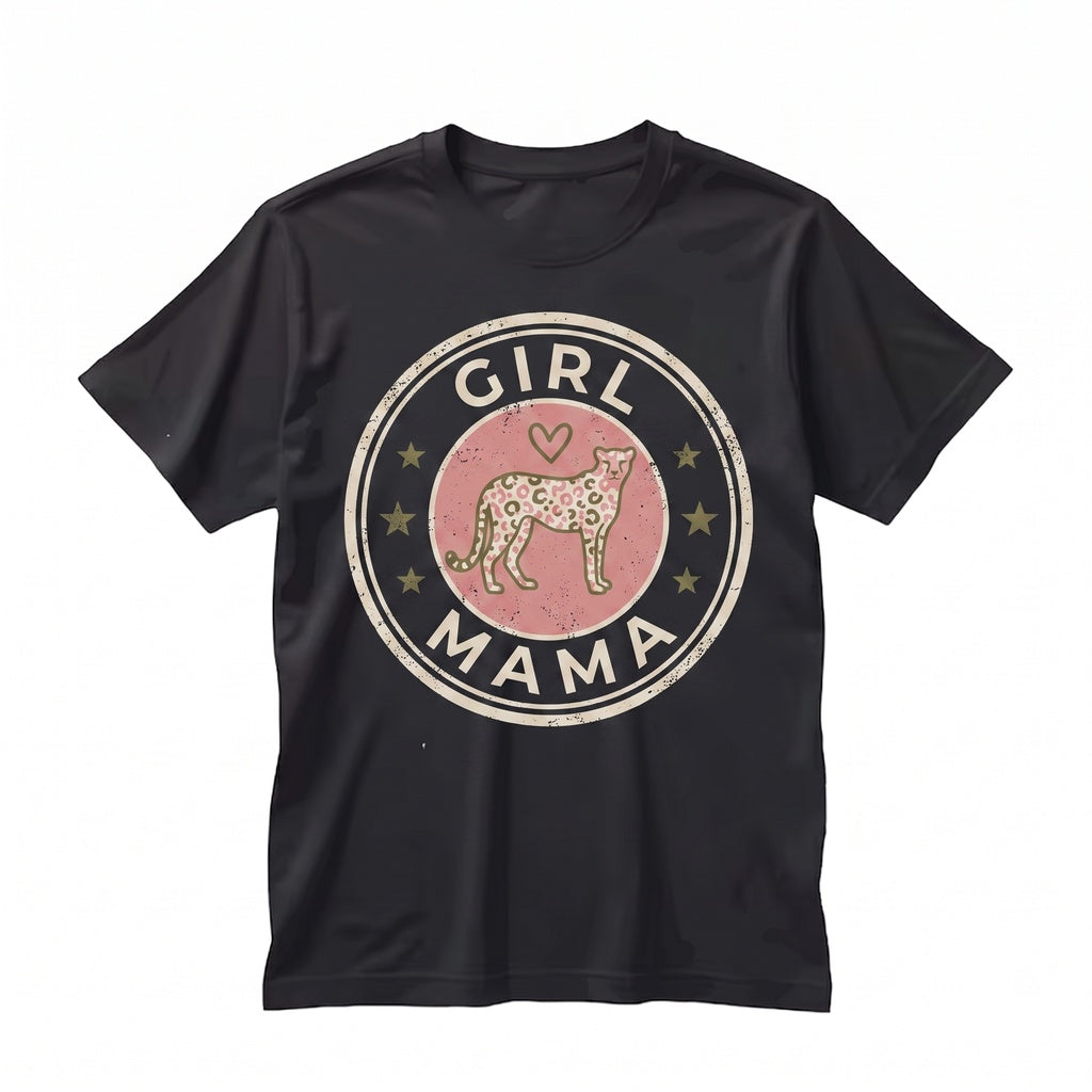 Girl Mama Casual Graphic Cute Everyday Minimalist Motherhood Women Top Unisex TShirt