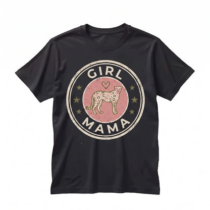 Girl Mama Casual Graphic Cute Everyday Minimalist Motherhood Women Top Unisex TShirt