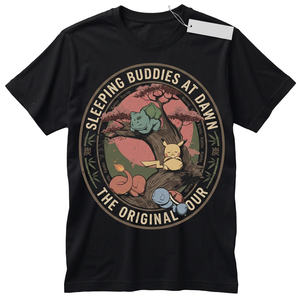 Retro Starter Monsters Cute Japanese Anime Graphic Vintage Y2K Sleeveless Streetwear Unisex TShirt