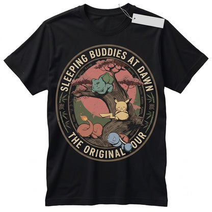 Retro Starter Monsters Cute Japanese Anime Graphic Vintage Y2K Sleeveless Streetwear Unisex TShirt