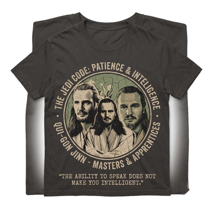 Vintage Retro Qui-Gon Jinn Jedi Master Sci-Fi Graphic Apparel Unisex TShirt