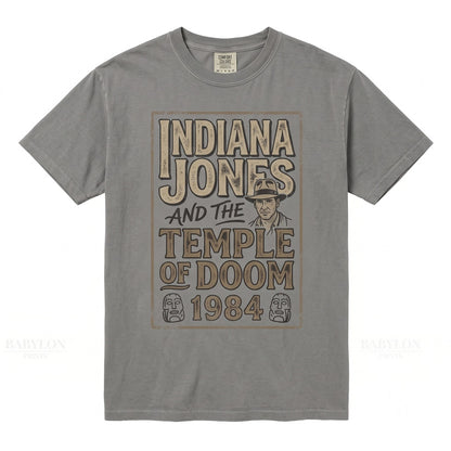 Vintage Temple of Doom Adventure Theme Park Graphic Unisex TShirt