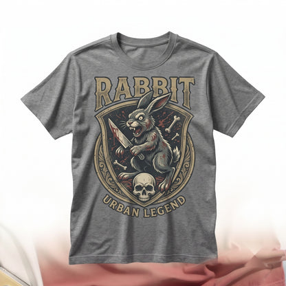 Bloody Killer Bunny Rabbit Goth Horror Spooky Macabre Art Edgy Halloween Grunge Apparel Gift Unisex TShirt