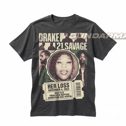 Her Loss Rap Graphic Hip Hop Music Album Art Vintage Crewneck Fan Merch Gift FD2 Unisex TShirt