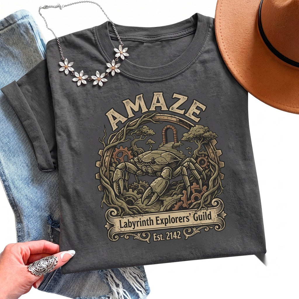 Amaze Rocky Alien Astronaut Funny Outer Space Book Nerd Science Fiction Graphic Gift Unisex TShirt