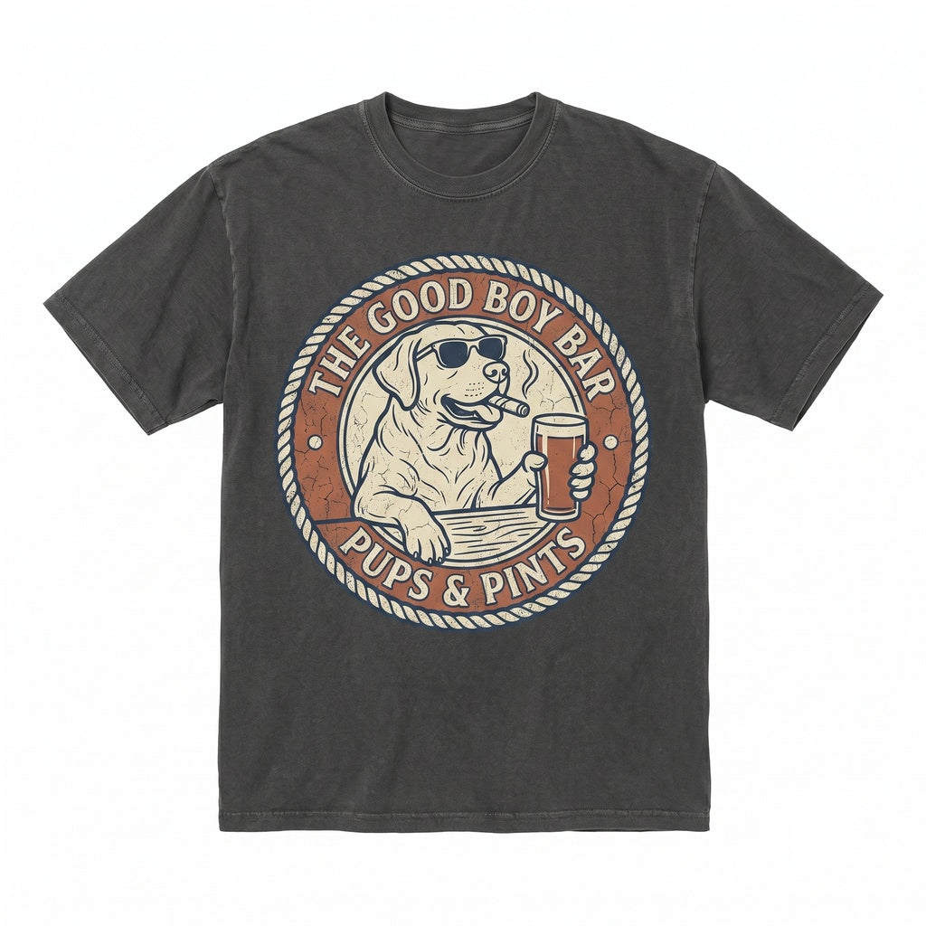 Labrador Retriever Drinking Beer Funny Sarcastic Dog Meme Gift for Mom Dad Lovers Unisex TShirt
