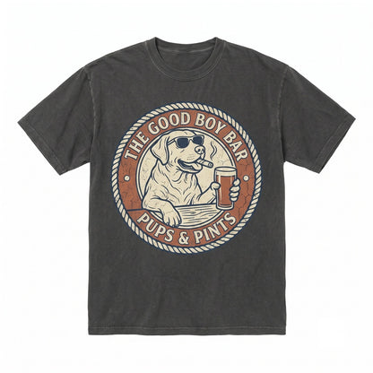 Labrador Retriever Drinking Beer Funny Sarcastic Dog Meme Gift for Mom Dad Lovers Unisex TShirt