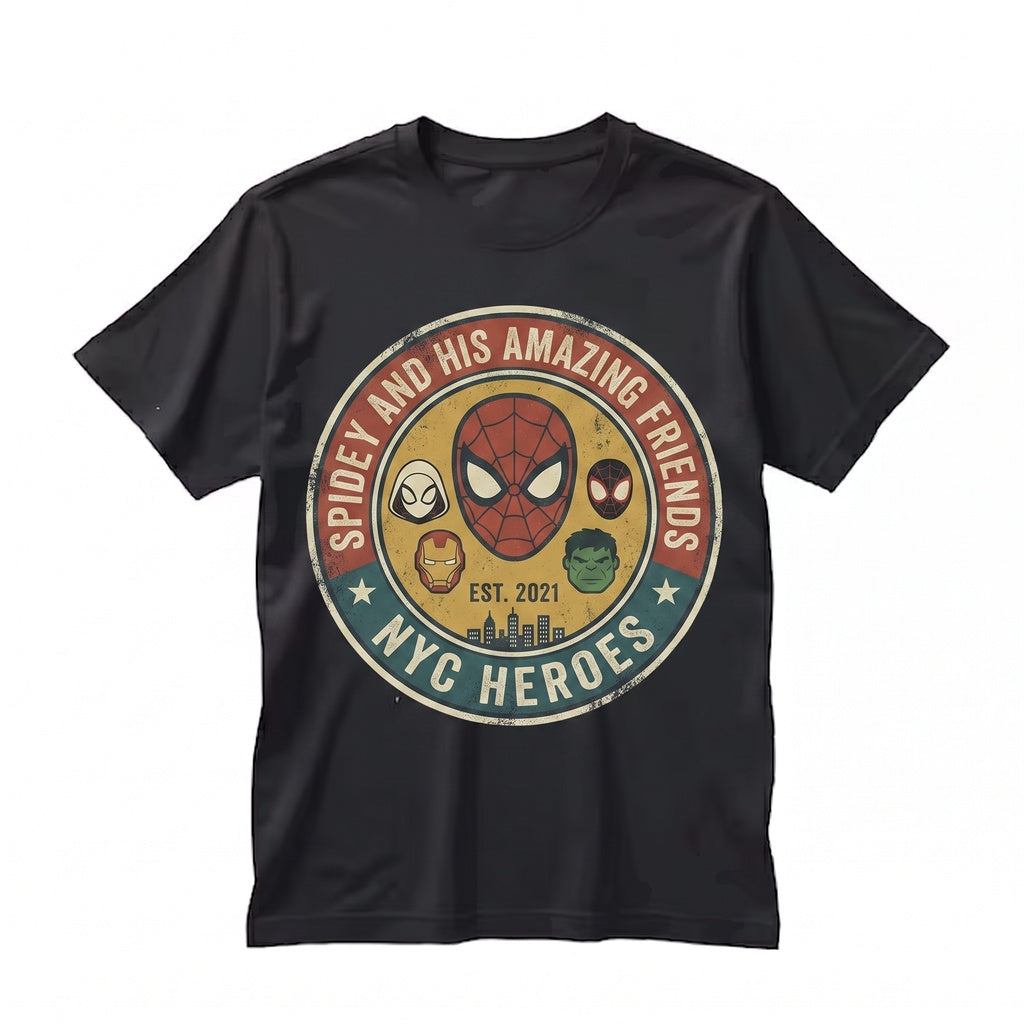 Coquette Web-Slinger Amazing Friends Comic Animated Theme Park Family Vacation Matching Graphic Unisex TShirt