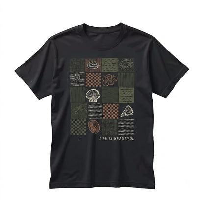 Vintage Amalfi Coast Italy Summer Beach Graphic Unisex TShirt
