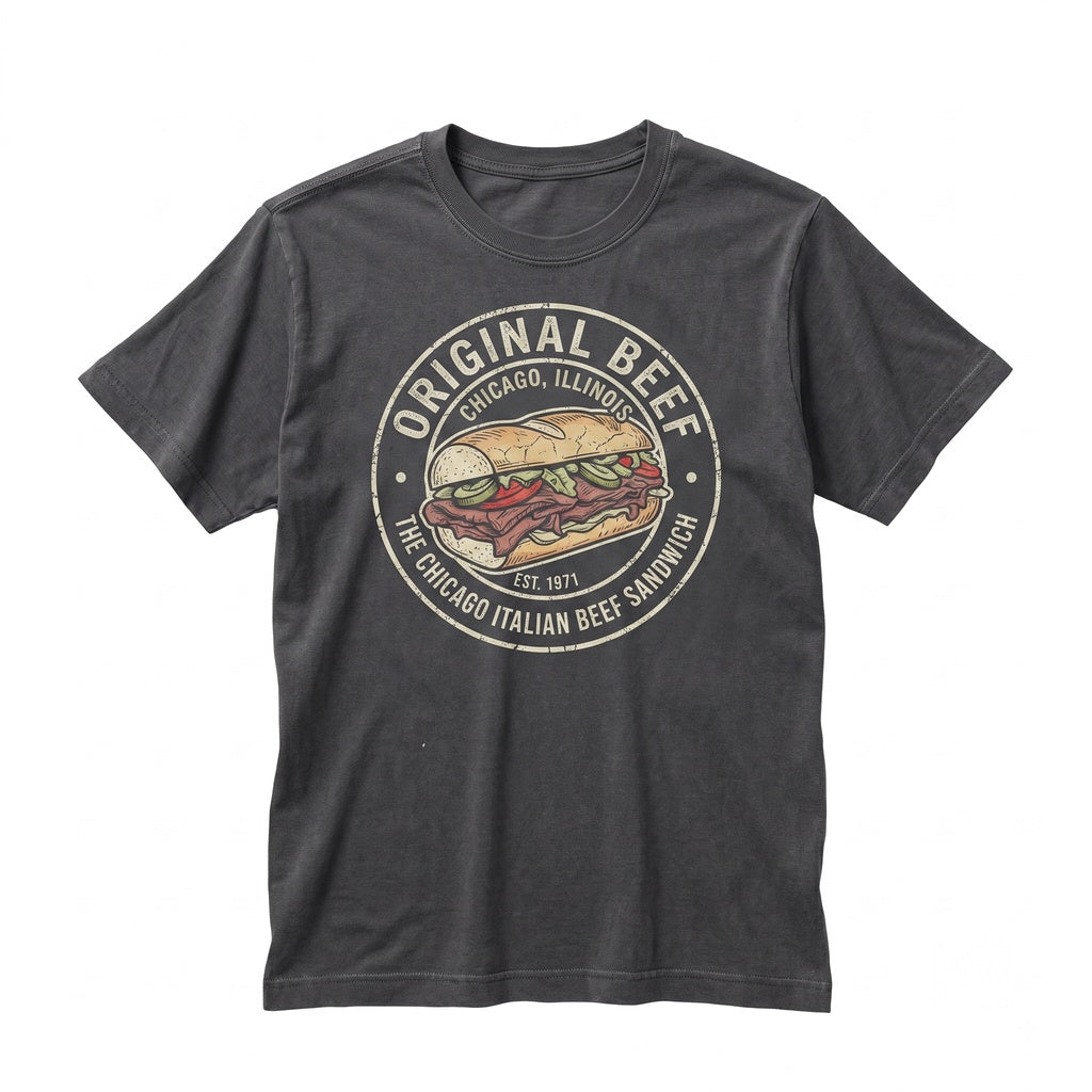 Original Beef Chicagoland Retro Italian Sandwich TV Show Graphic Unisex TShirt