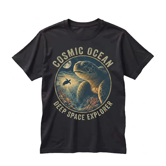 Vintage Sea Turtle Ocean Graphic Beach Save Marine Life Lover Gift 90s Animal Apparel Unisex TShirt