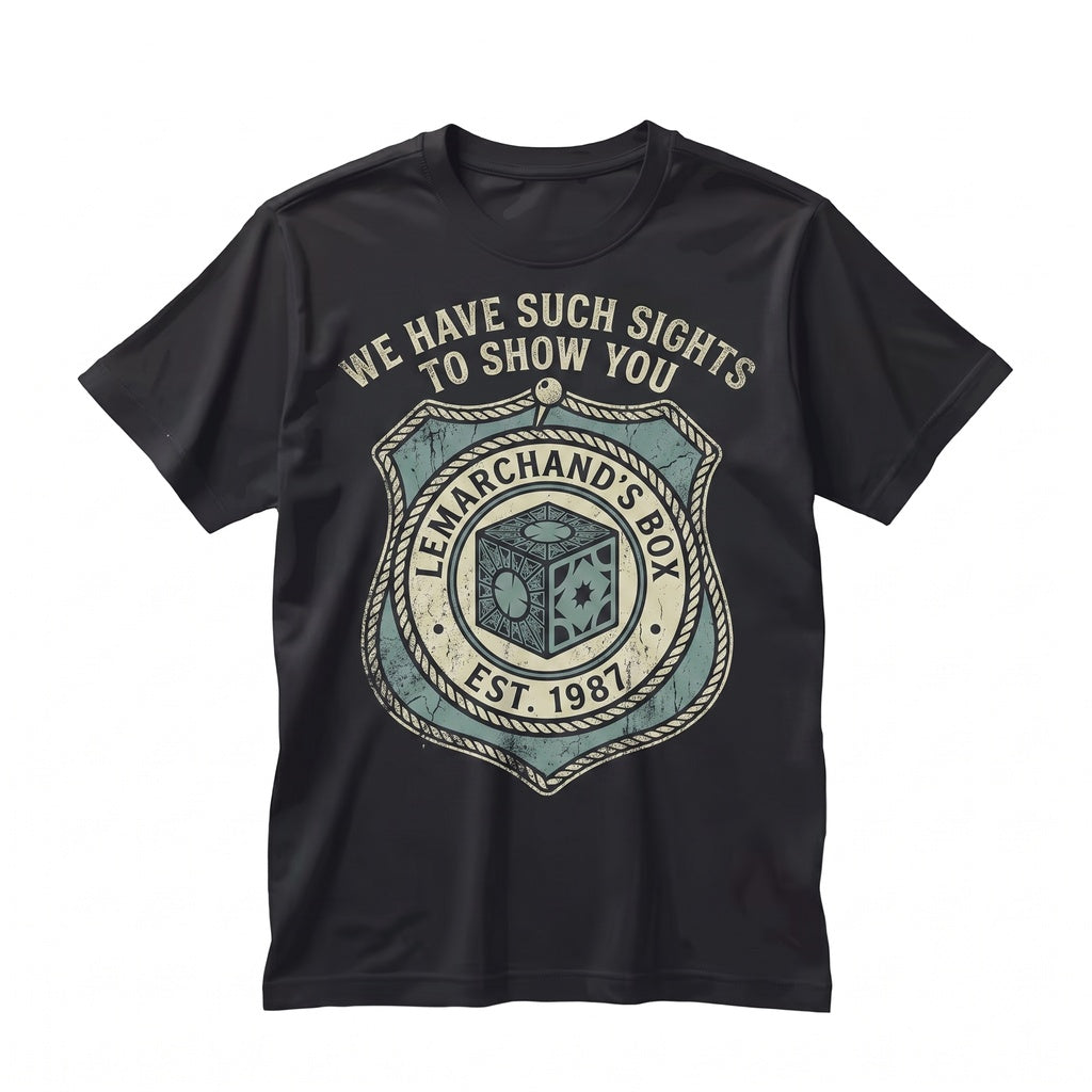 Retro 80s Horror Film Cenobite Graphic Gothic Hell Slasher Demon Apparel Unisex TShirt