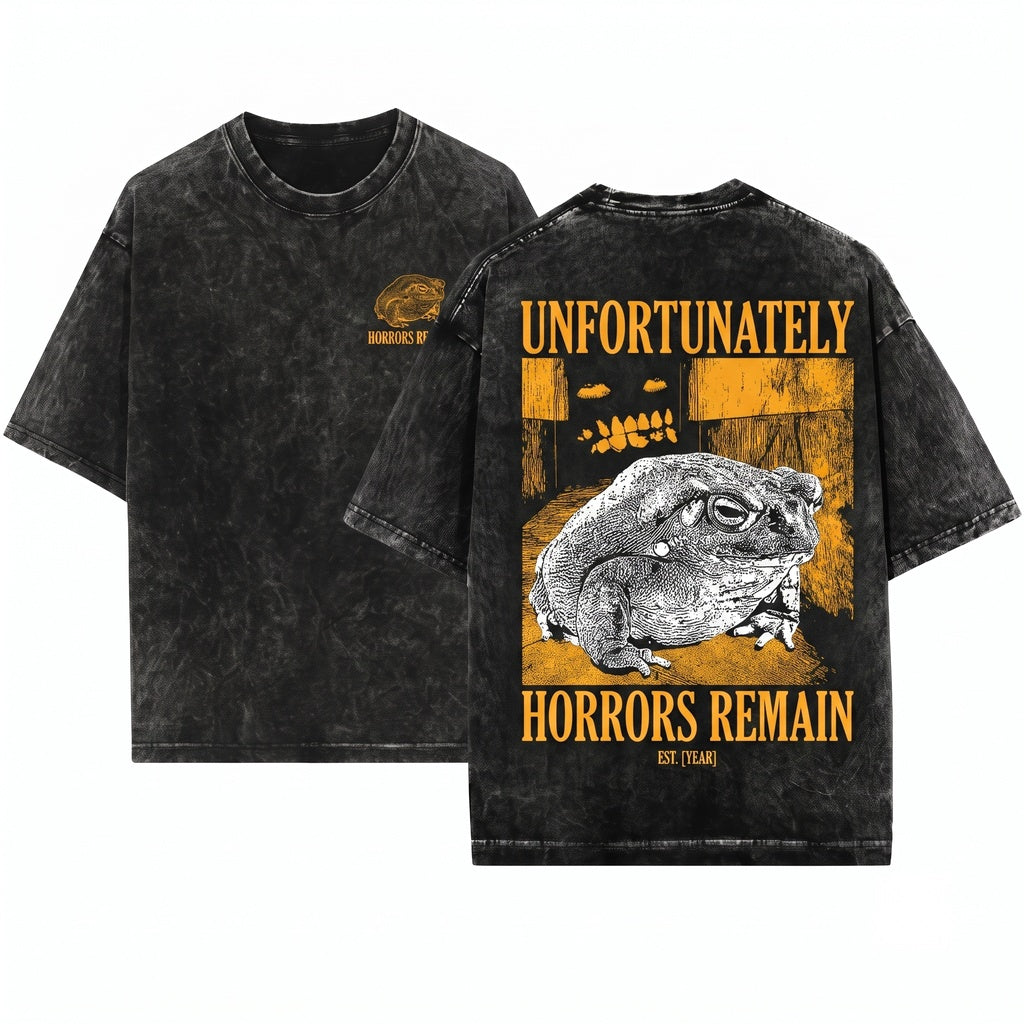 Funny Vintage Japanese Frog The Hallucinations Have Ended Unisex Wash T-Shirt