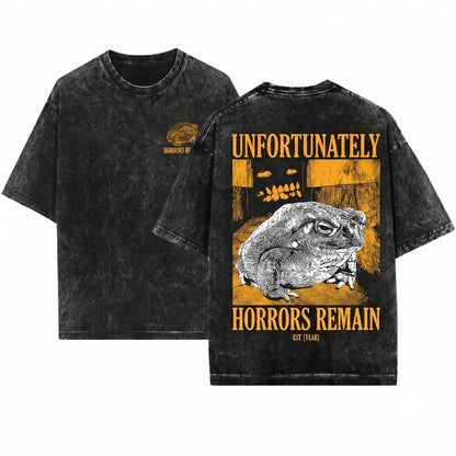 Funny Vintage Japanese Frog The Hallucinations Have Ended Unisex Wash T-Shirt