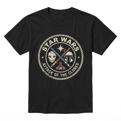 Vintage Obi-Wan Kenobi Graphic Bounty Hunter Jango Sci-Fi Clone Battle Retro Cotton Sweatshirt Apparel Unisex TShirt