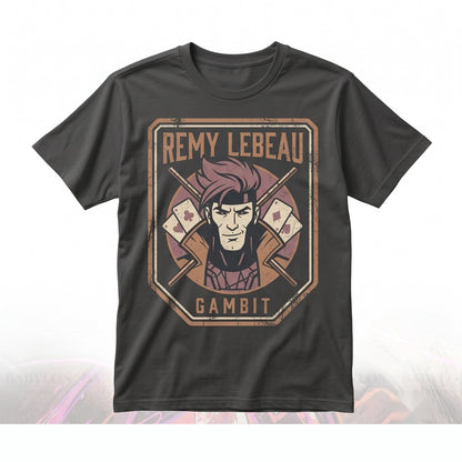 Oversized Remy LeBeau Mutant Playing Cards Graphic Vintage 90s Unisex TShirt