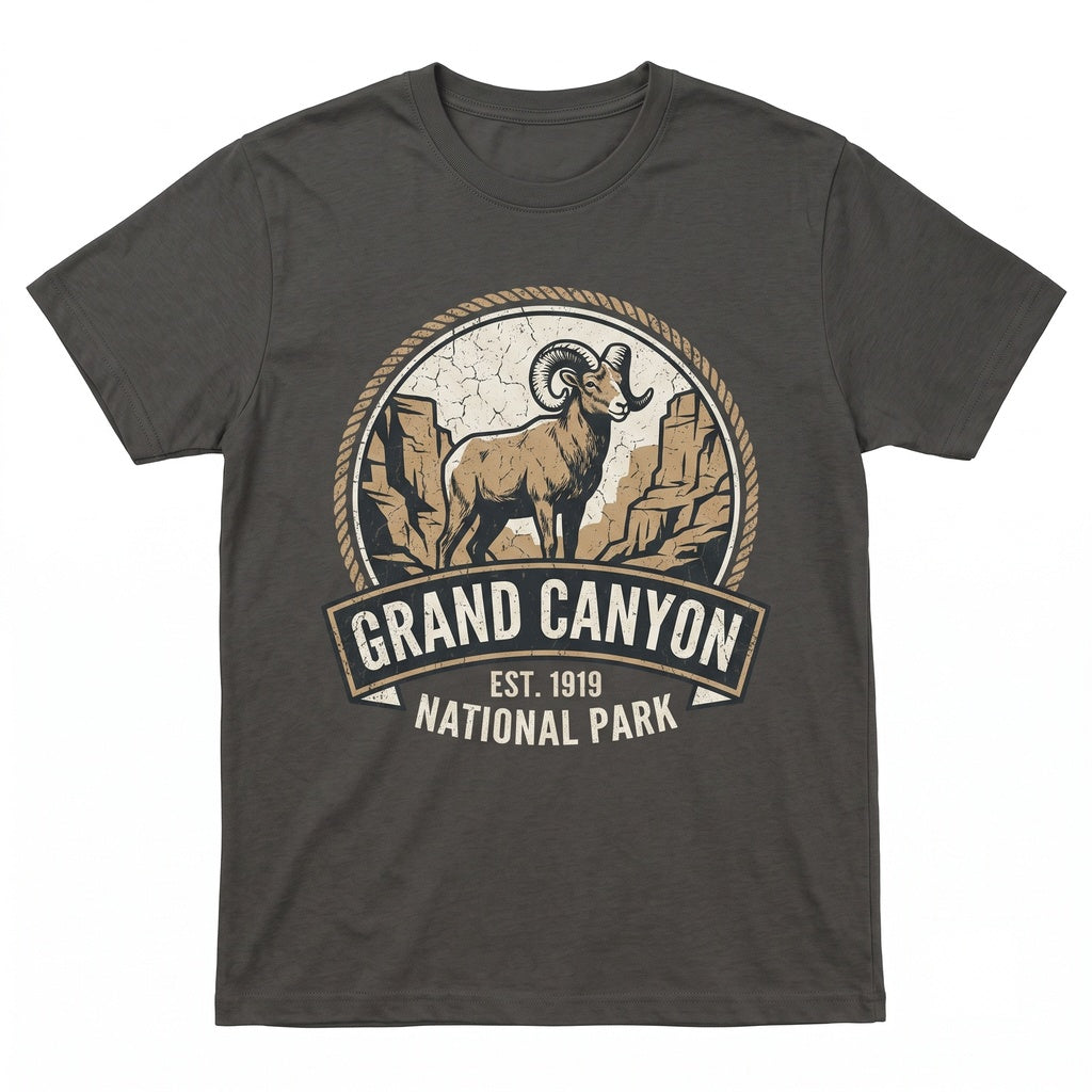 Vintage Grand Canyon Graphic Arizona Retro Travel Landscape Adventure Gift Unisex TShirt