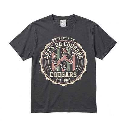 Vintage Mascot School Spirit Game Day Logo Tailgate Fan Back To College Gift Unisex TShirt