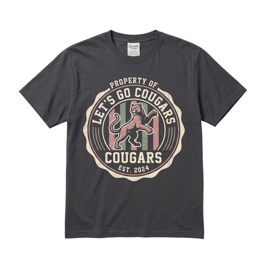 Vintage Mascot School Spirit Game Day Logo Tailgate Fan Back To College Gift Unisex TShirt
