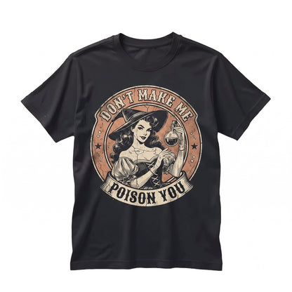 Witchy Graphic Retro Halloween Dark Humor Spooky Occult Apparel Unisex TShirt