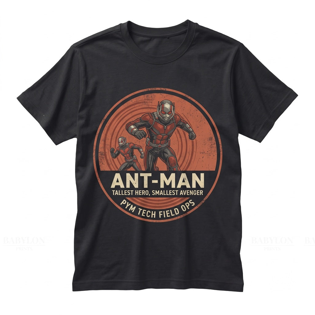 Vintage Ant-Man Superhero Graphic Retro Quantum World Fan Gift Unisex TShirt