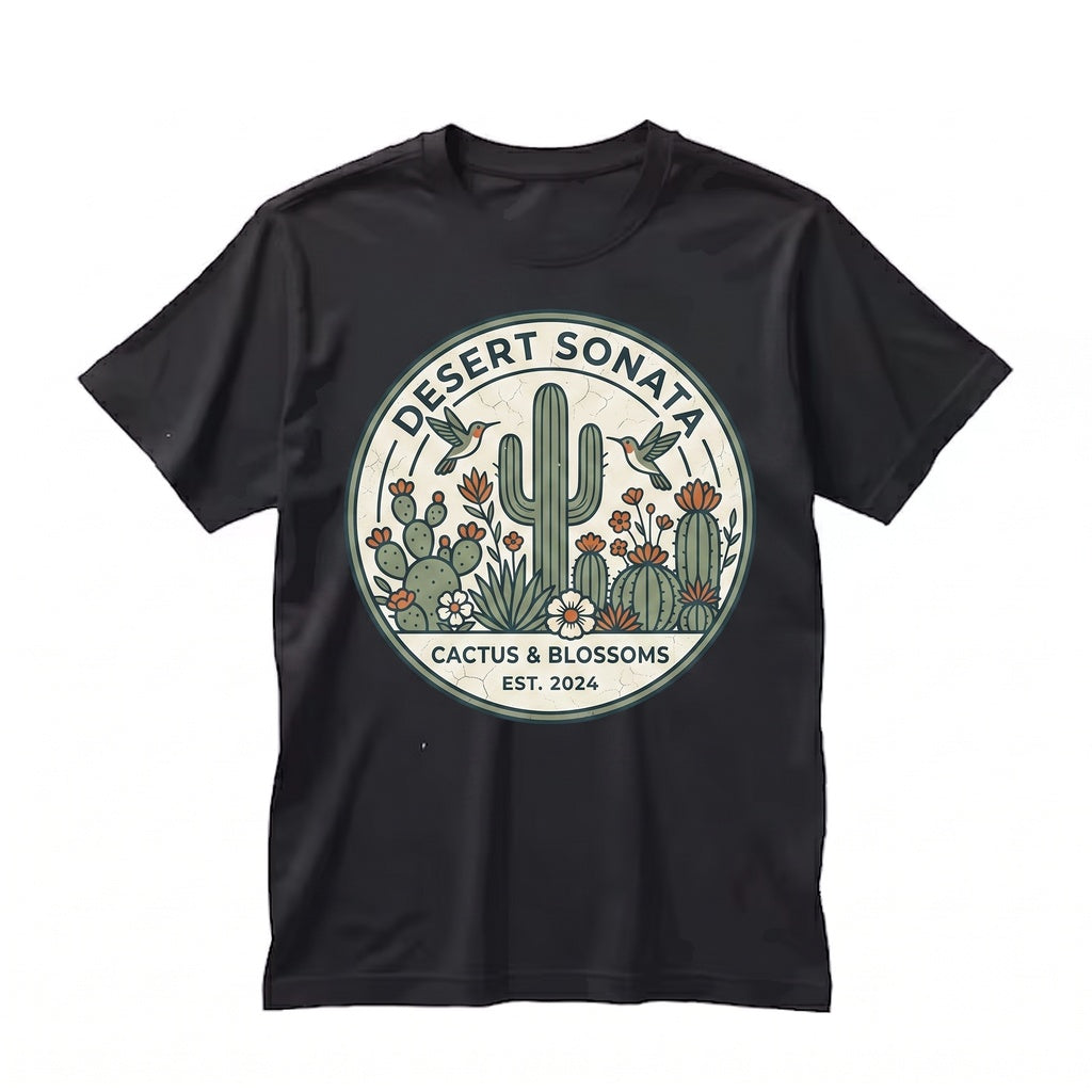 Retro Southwest Arizona Desert Cactus Boho Western Graphic Unisex TShirt