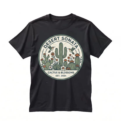 Retro Southwest Arizona Desert Cactus Boho Western Graphic Unisex TShirt