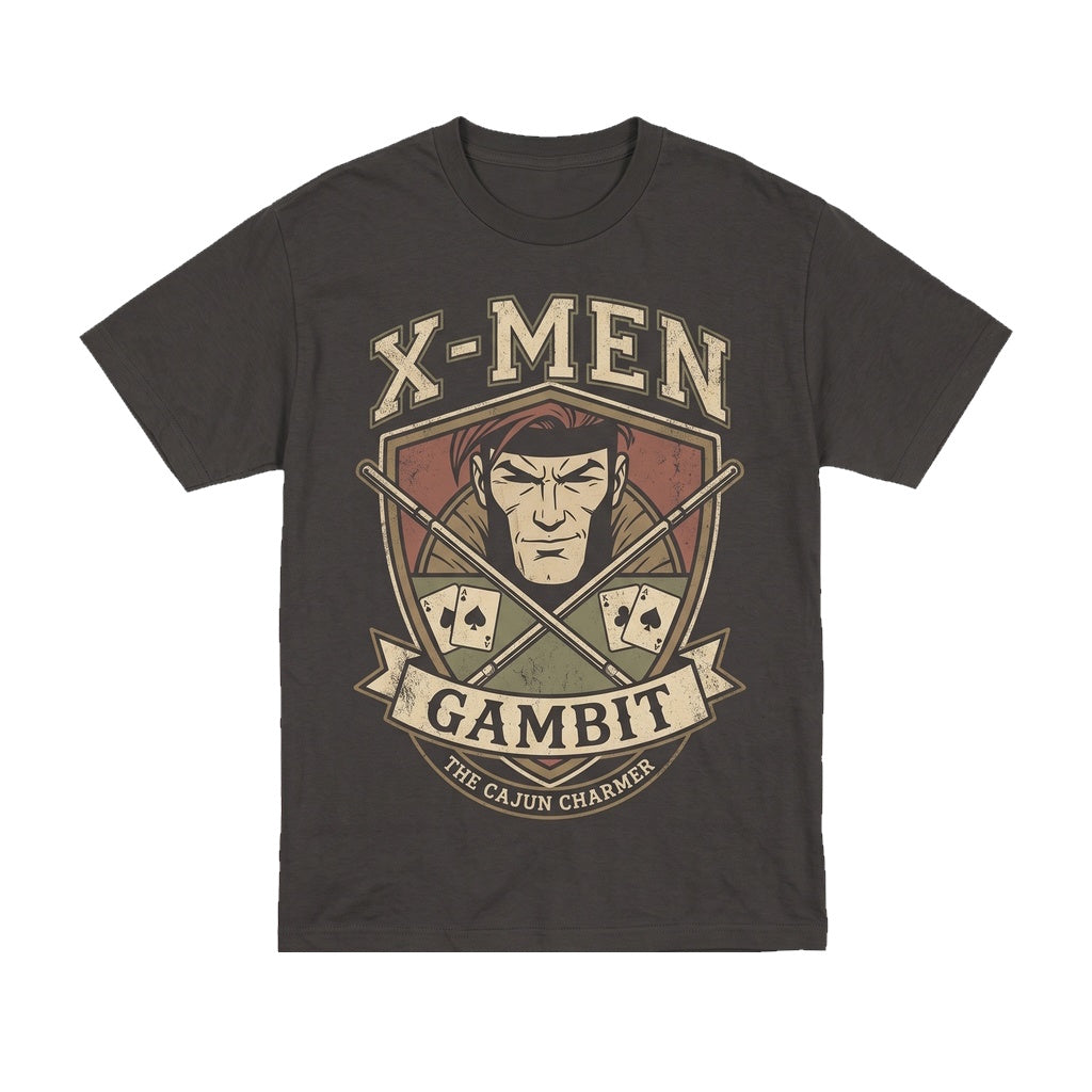 Oversized Gambit Playing Cards Mutant Graphic Comic Book 90s Vintage Apparel Unisex TShirt