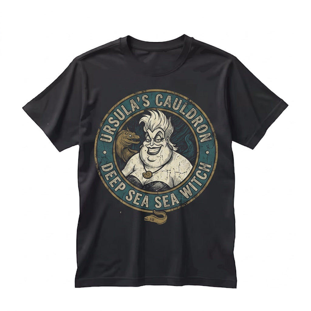 Villains Characters Playing Card Ursula Hades Gaston Land Evil Tour Family Matching Unisex TShirt