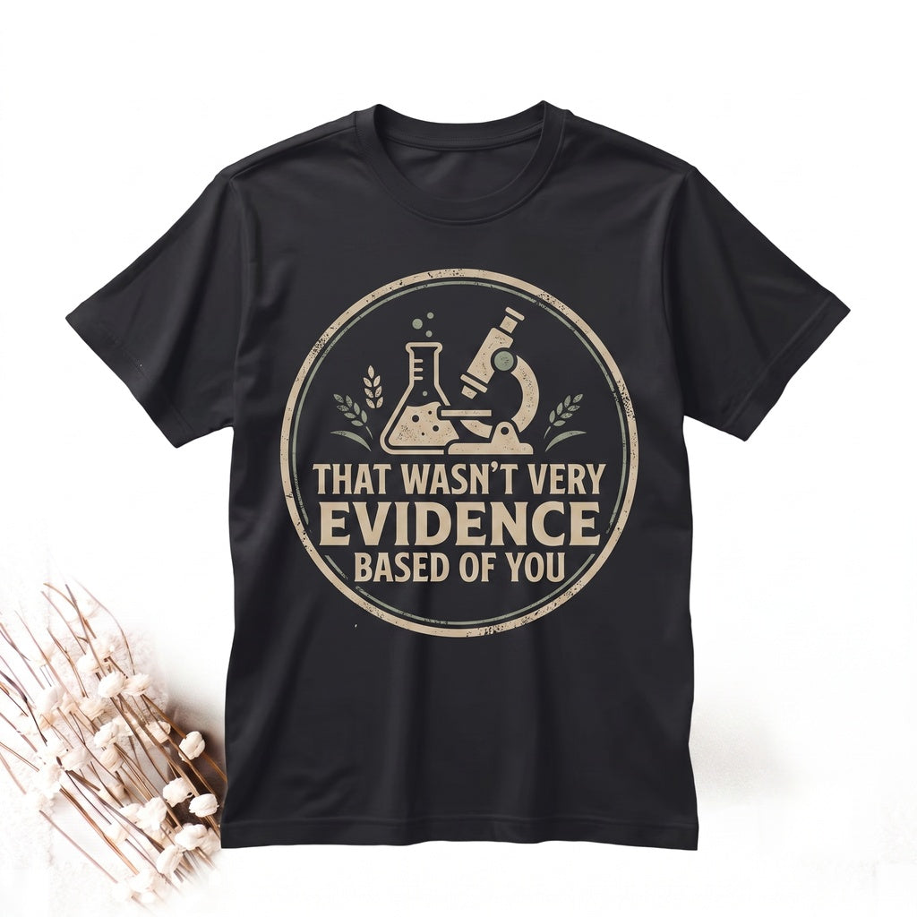 Funny Evidence Based Medical Nurse Doctor Educator Gift That Wasnt Very Graphic Apparel Unisex TShirt