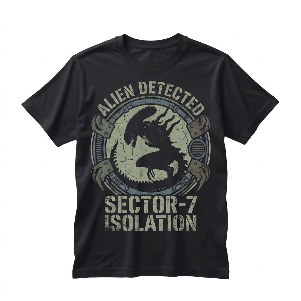 Vintage Sci-Fi Space Monster Retro Black Green Ceramic Coffee Mug Collectible Cup Unisex TShirt