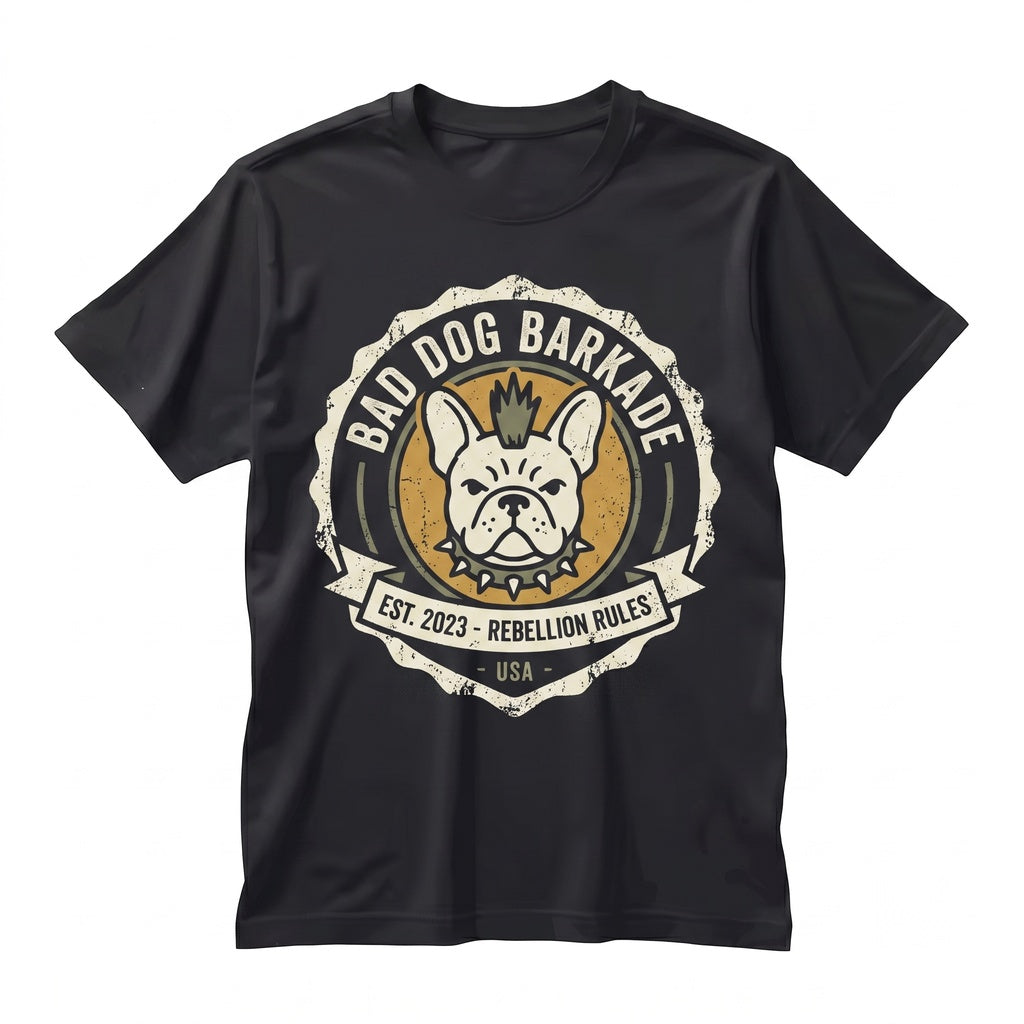 Funny Vintage Punk French Bulldog Mohawk Graphic Gothic Pet Mom Lover Gift Unisex TShirt