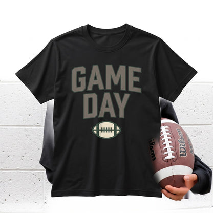 Game Day Checkered Football Sports Touchdown Tailgate Crew Neck Sweatshirt Unisex TShirt