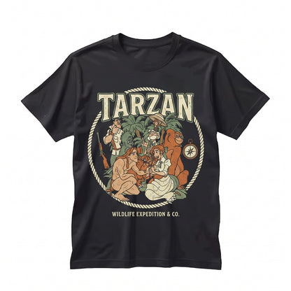 Vintage 90s Retro Jungle Adventure Movie Graphic Ape Safari Vacation Gift Unisex TShirt