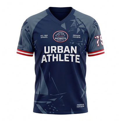 Unisex Athletic Game Day Football Fan Jersey - Stitched Breathable Lightweight Mesh
