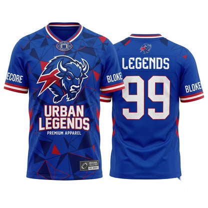 Unisex Stitched Breathable Football Fan Jersey - Lightweight Game Day Athletic Apparel