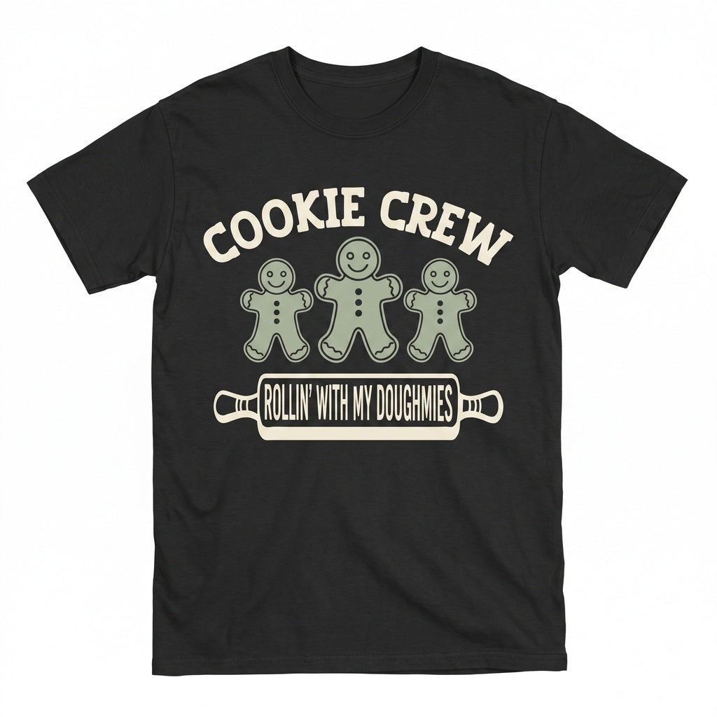 Funny Christmas Cookie Crew Holiday Baking Graphic Gift Unisex TShirt