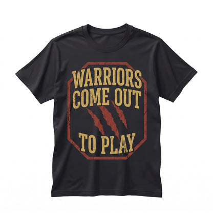 Warriors Come Out to Play Vintage 1970s Cult Cinema Quote Graphic Unisex TShirt