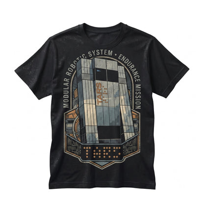 Tars Monolith Space Exploration Robot Sci-Fi Film Art Graphic Unisex TShirt