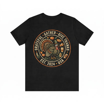Vintage Thankful Retro Fall Aesthetic Graphic Unisex TShirt