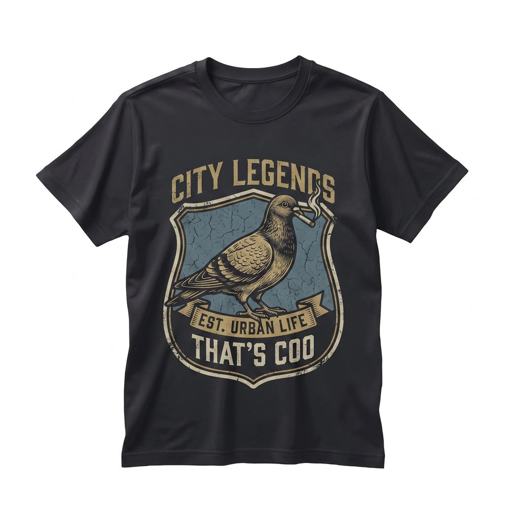 Thats Coo Pigeon Retro Funny Graphic Bird Lover Cool Animal Meme Vintage Top Apparel Unisex TShirt