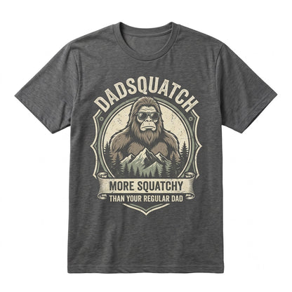 Funny Dadsquatch Sasquatch Bigfoot Papa Gift For Fathers Day Graphic Unisex TShirt