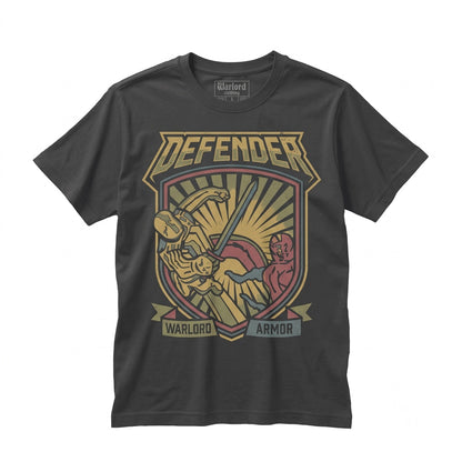 Defender Graphic Casual Apparel Top Unisex TShirt