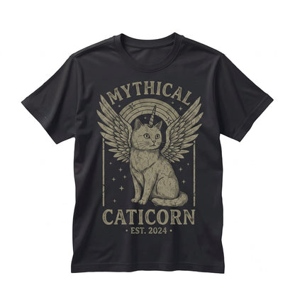 Rainbow Caticorn Graphic Cute Kitty Lover Cat Mom Gift Unisex TShirt