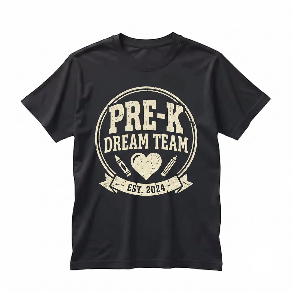 Pre-K Preschool Teacher Back to School Crew First Day Educator Gift Unisex TShirt